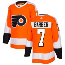 Adidas Philadelphia Flyers Bill Barber Jersey - Orange Authentic