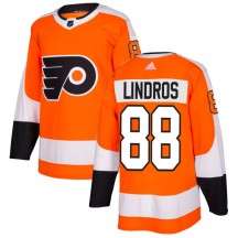 Adidas Philadelphia Flyers Eric Lindros Jersey - Orange Authentic