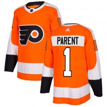 Youth Adidas Philadelphia Flyers Bernie Parent Home Jersey - Orange Authentic