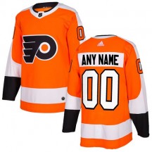Youth Adidas Philadelphia Flyers Custom Home Jersey - Orange Authentic