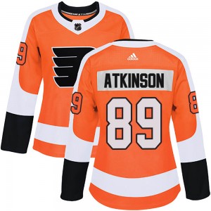 Women's Adidas Philadelphia Flyers Cam Atkinson Home Jersey - Orange Authentic