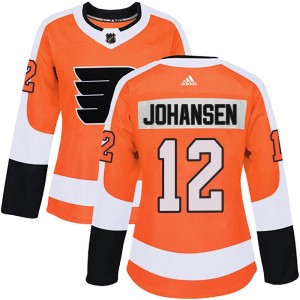 Women's Adidas Philadelphia Flyers Ryan Johansen Home Jersey - Orange Authentic
