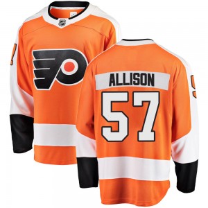 Youth Fanatics Branded Philadelphia Flyers Wade Allison Home Jersey - Orange Breakaway
