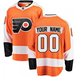 Youth Fanatics Branded Philadelphia Flyers Custom Custom Home Jersey - Orange Breakaway