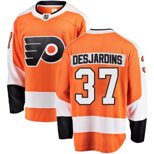 Youth Fanatics Branded Philadelphia Flyers Eric Desjardins Home Jersey - Orange Breakaway