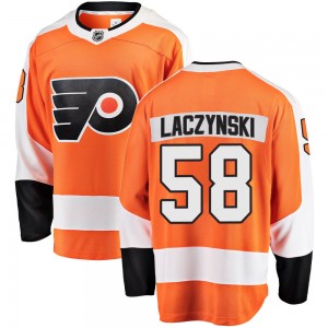 Youth Fanatics Branded Philadelphia Flyers Tanner Laczynski Home Jersey - Orange Breakaway
