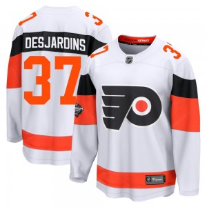 Fanatics Branded Philadelphia Flyers Eric Desjardins 2024 Stadium Series Jersey - White Breakaway
