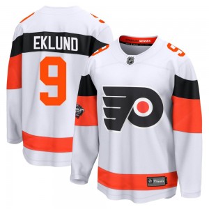 Fanatics Branded Philadelphia Flyers Pelle Eklund 2024 Stadium Series Jersey - White Breakaway