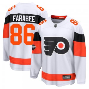 Fanatics Branded Philadelphia Flyers Joel Farabee 2024 Stadium Series Jersey - White Breakaway