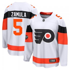 Fanatics Branded Philadelphia Flyers Egor Zamula 2024 Stadium Series Jersey - White Breakaway