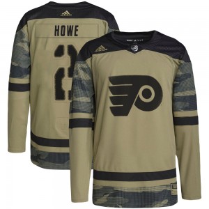 Youth Adidas Philadelphia Flyers Mark Howe Military Appreciation Practice Jersey - Camo Authentic
