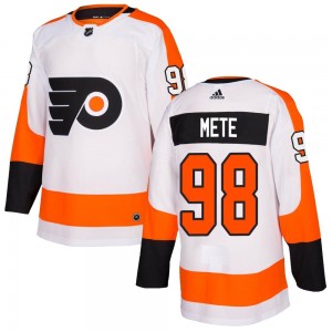 Youth Adidas Philadelphia Flyers Victor Mete Jersey - White Authentic