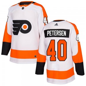 Youth Adidas Philadelphia Flyers Cal Petersen Jersey - White Authentic