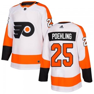 Youth Adidas Philadelphia Flyers Ryan Poehling Jersey - White Authentic