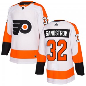 Youth Adidas Philadelphia Flyers Felix Sandstrom Jersey - White Authentic