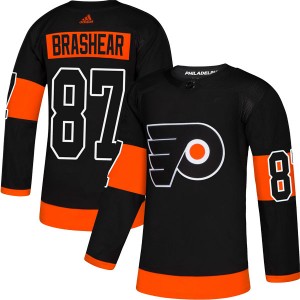 Youth Adidas Philadelphia Flyers Donald Brashear Alternate Jersey - Black Authentic