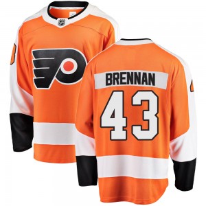 Fanatics Branded Philadelphia Flyers T.J. Brennan Home Jersey - Orange Breakaway
