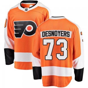 Fanatics Branded Philadelphia Flyers Elliot Desnoyers Home Jersey - Orange Breakaway