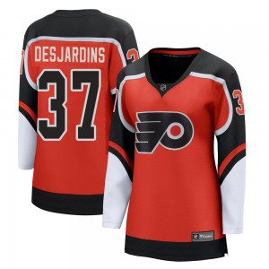 Women's Fanatics Branded Philadelphia Flyers Eric Desjardins 2020/21 Special Edition Jersey - Orange Breakaway