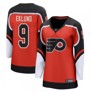 Women's Fanatics Branded Philadelphia Flyers Pelle Eklund 2020/21 Special Edition Jersey - Orange Breakaway