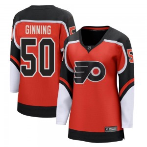Women's Fanatics Branded Philadelphia Flyers Adam Ginning 2020/21 Special Edition Jersey - Orange Breakaway