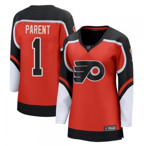 Women's Fanatics Branded Philadelphia Flyers Bernie Parent 2020/21 Special Edition Jersey - Orange Breakaway