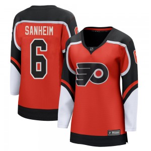 Women's Fanatics Branded Philadelphia Flyers Travis Sanheim 2020/21 Special Edition Jersey - Orange Breakaway