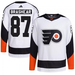 Adidas Philadelphia Flyers Donald Brashear Reverse Retro 2.0 Jersey - White Authentic