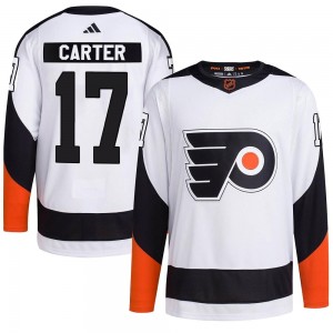 Adidas Philadelphia Flyers Jeff Carter Reverse Retro 2.0 Jersey - White Authentic