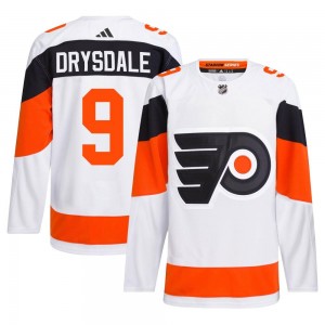 Adidas Philadelphia Flyers Jamie Drysdale 2024 Stadium Series Primegreen Jersey - White Authentic