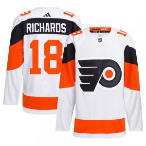 Adidas Philadelphia Flyers Mike Richards 2024 Stadium Series Primegreen Jersey - White Authentic