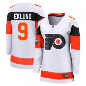 Women's Fanatics Branded Philadelphia Flyers Pelle Eklund 2024 Stadium Series Jersey - White Breakaway