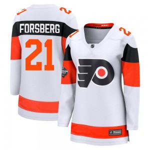 Women's Fanatics Branded Philadelphia Flyers Peter Forsberg 2024 Stadium Series Jersey - White Breakaway