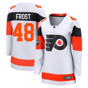 Women's Fanatics Branded Philadelphia Flyers Morgan Frost 2024 Stadium Series Jersey - White Breakaway