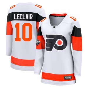 Women's Fanatics Branded Philadelphia Flyers John Leclair 2024 Stadium Series Jersey - White Breakaway