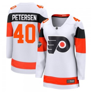 Women's Fanatics Branded Philadelphia Flyers Cal Petersen 2024 Stadium Series Jersey - White Breakaway