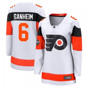 Women's Fanatics Branded Philadelphia Flyers Travis Sanheim 2024 Stadium Series Jersey - White Breakaway
