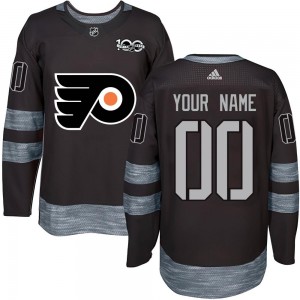 Youth Philadelphia Flyers Custom Custom 1917-2017 100th Anniversary Jersey - Black Authentic
