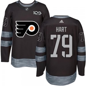 Youth Philadelphia Flyers Carter Hart 1917-2017 100th Anniversary Jersey - Black Authentic