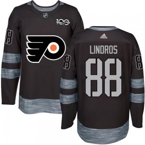 Youth Philadelphia Flyers Eric Lindros 1917-2017 100th Anniversary Jersey - Black Authentic