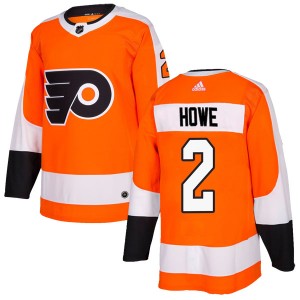 Adidas Philadelphia Flyers Mark Howe Home Jersey - Orange Authentic