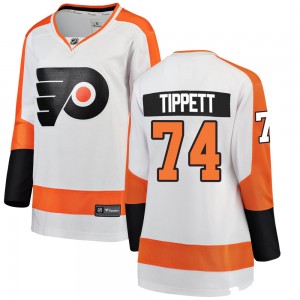 Women's Fanatics Branded Philadelphia Flyers Owen Tippett Away Jersey - White Breakaway