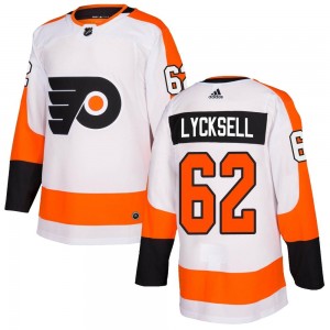 Adidas Philadelphia Flyers Olle Lycksell Jersey - White Authentic