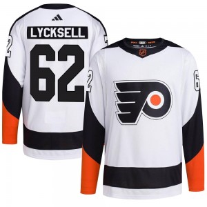 Youth Adidas Philadelphia Flyers Olle Lycksell Reverse Retro 2.0 Jersey - White Authentic