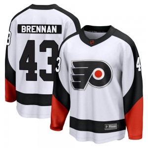 Youth Fanatics Branded Philadelphia Flyers T.J. Brennan Special Edition 2.0 Jersey - White Breakaway
