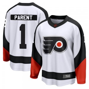 Youth Fanatics Branded Philadelphia Flyers Bernie Parent Special Edition 2.0 Jersey - White Breakaway