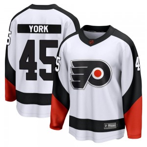 Youth Fanatics Branded Philadelphia Flyers Cam York Special Edition 2.0 Jersey - White Breakaway