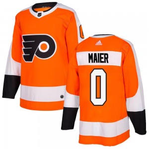 Youth Adidas Philadelphia Flyers Nolan Maier Home Jersey - Orange Authentic