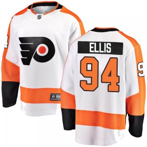 Youth Fanatics Branded Philadelphia Flyers Ryan Ellis Away Jersey - White Breakaway