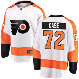 Youth Fanatics Branded Philadelphia Flyers David Kase Away Jersey - White Breakaway